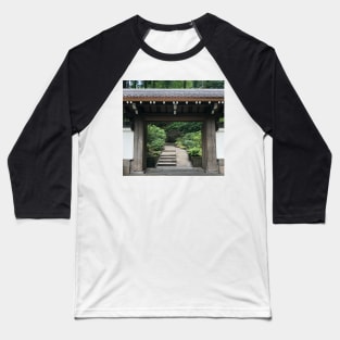 Enter The Gate of Peace and Gratitude Baseball T-Shirt